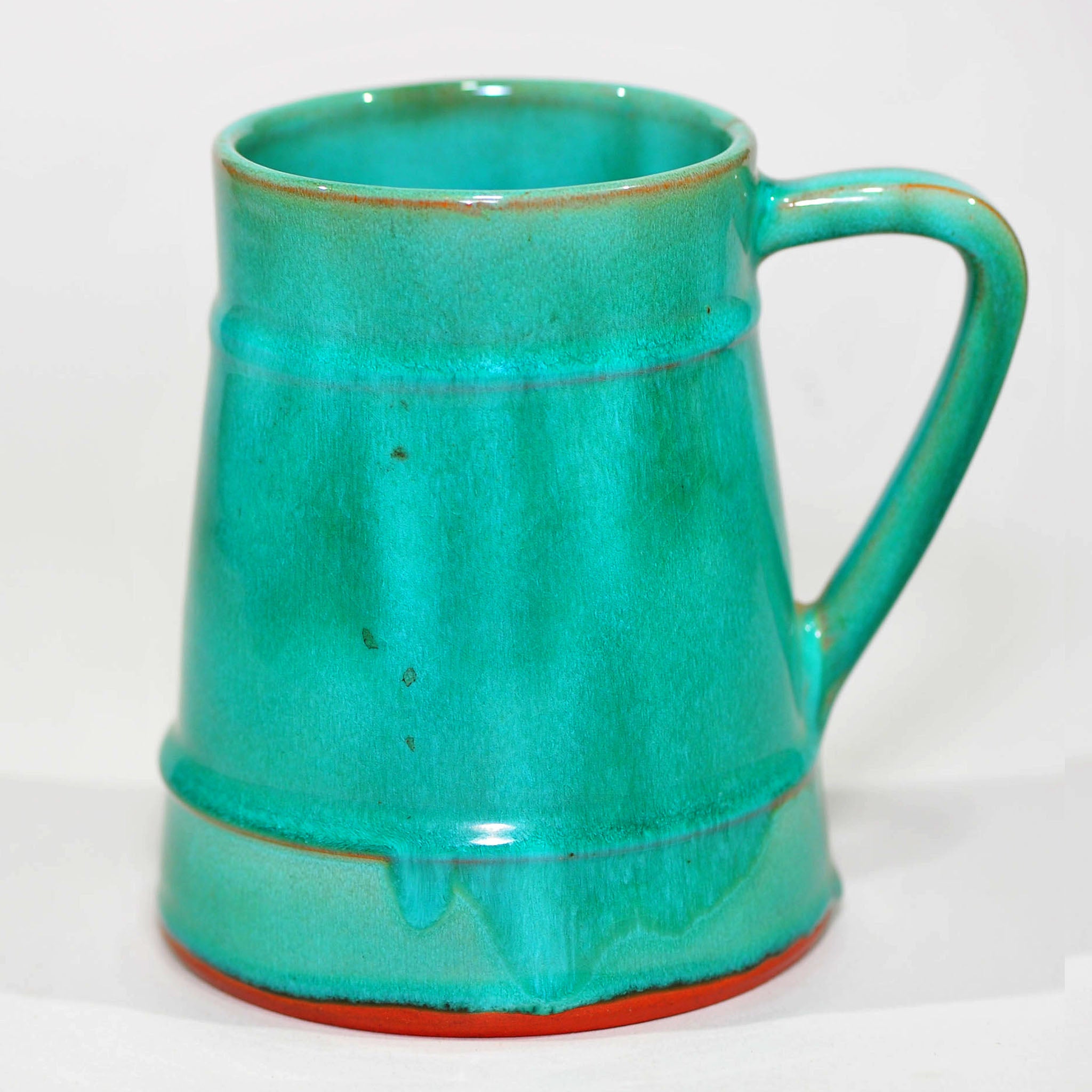 Linn Ware Mug — Deep Blue-Teal Glaze