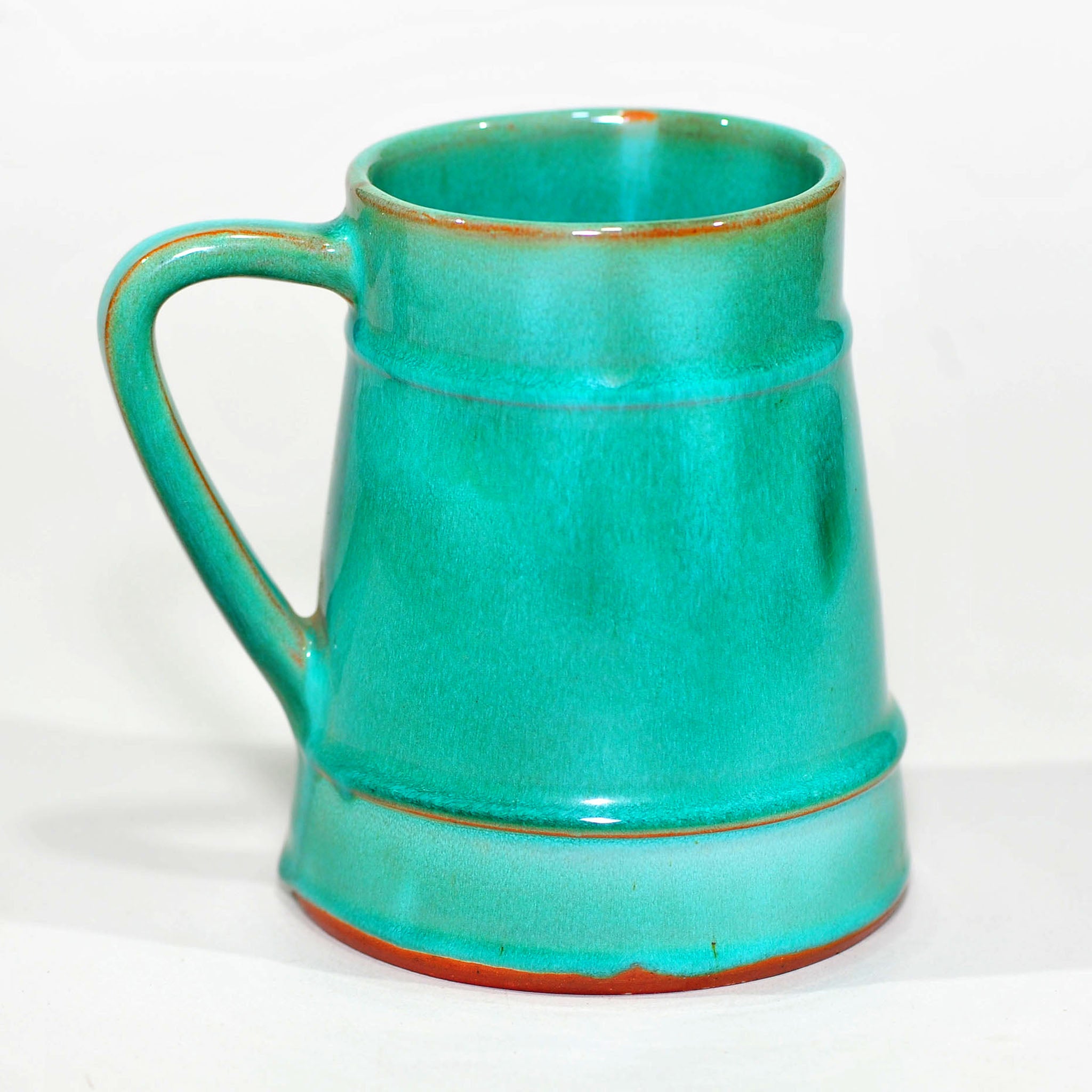 Linn Ware Mug — Deep Blue-Teal Glaze