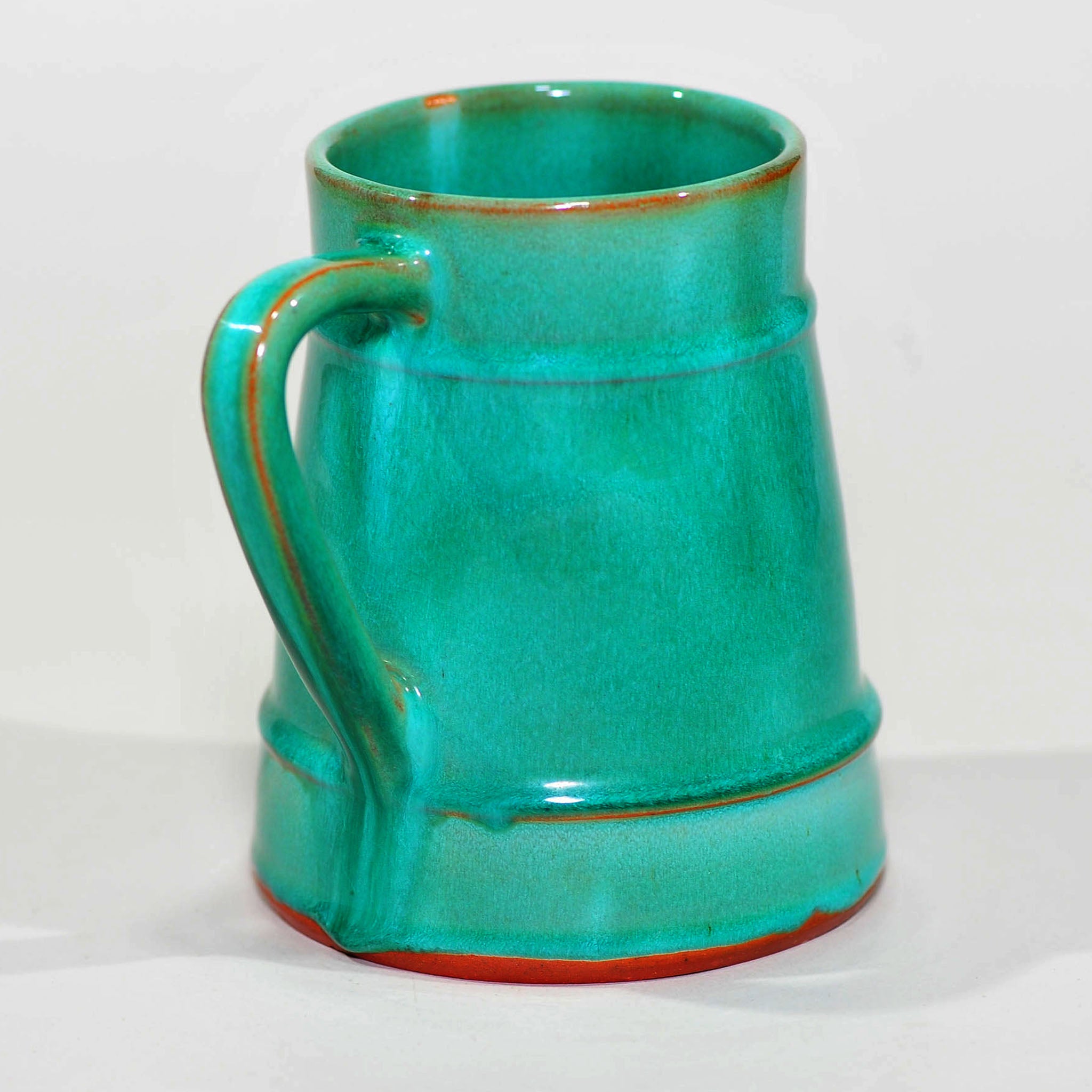 Linn Ware Mug — Deep Blue-Teal Glaze