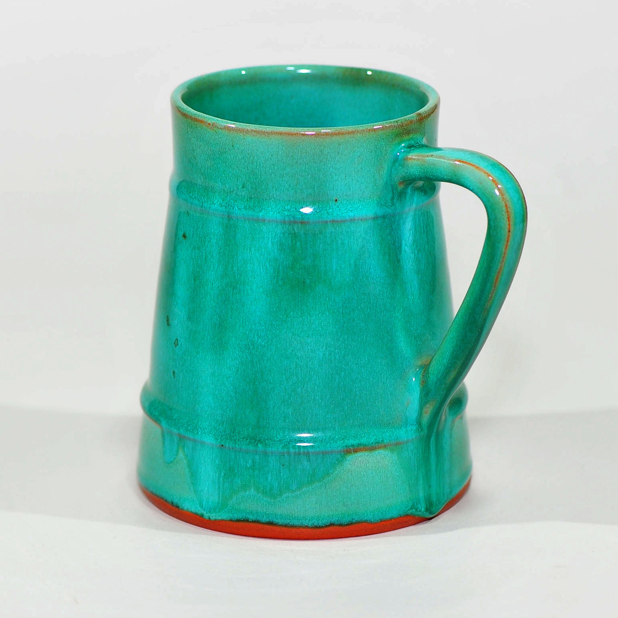 Linn Ware Mug — Deep Blue-Teal Glaze