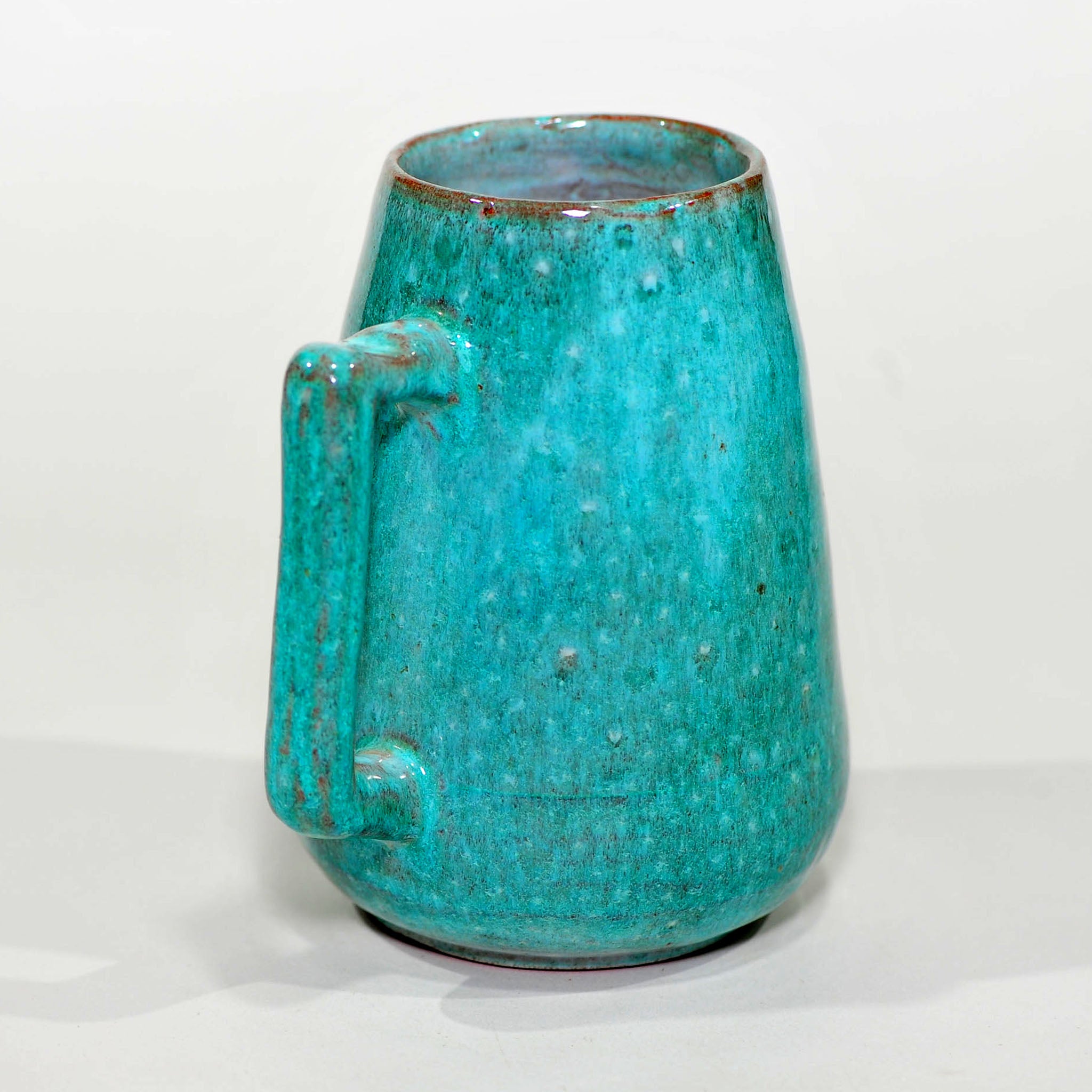 Globe Pottery Tankard — Turquoise-Sage Glaze