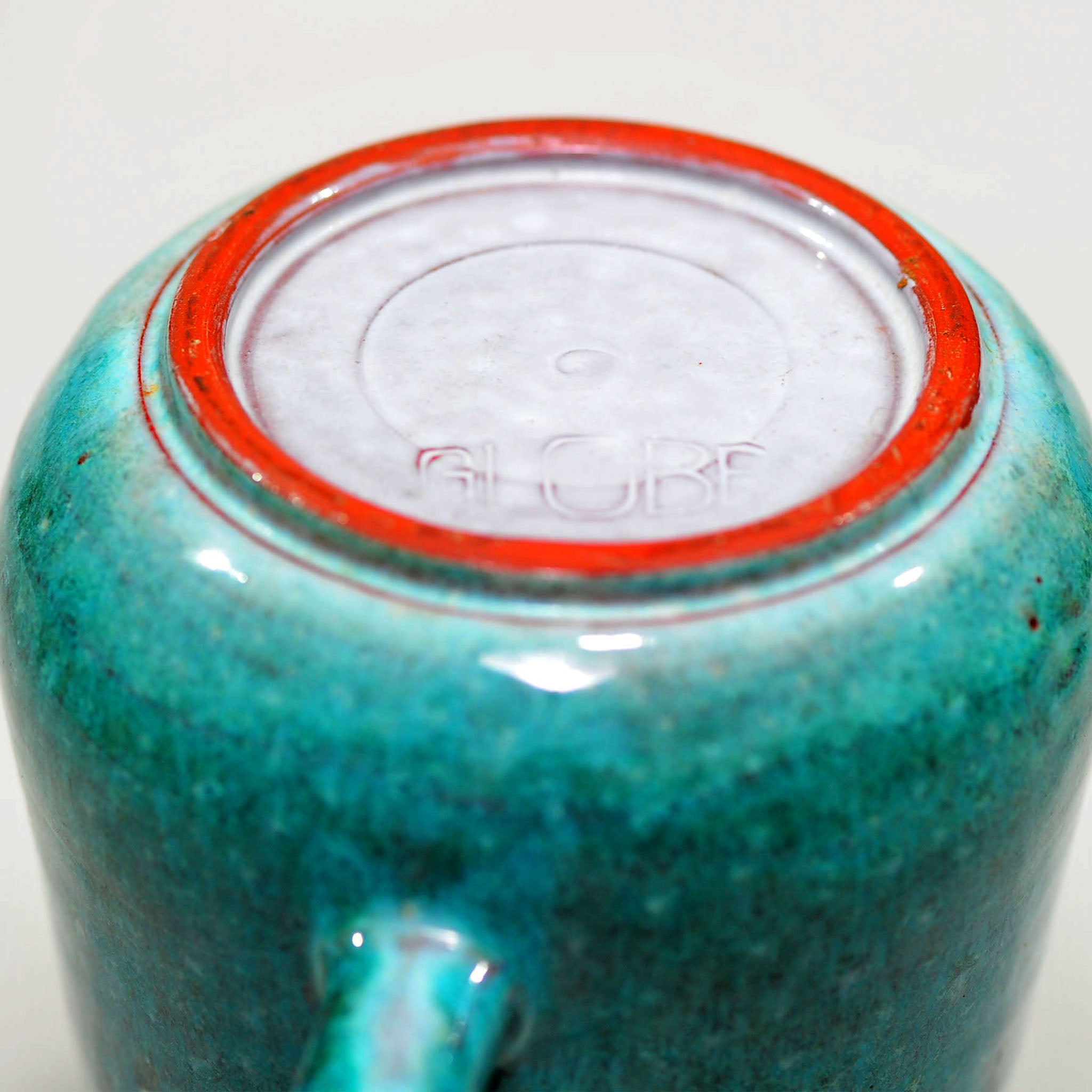 Globe Pottery Tankard — Turquoise-Sage Glaze