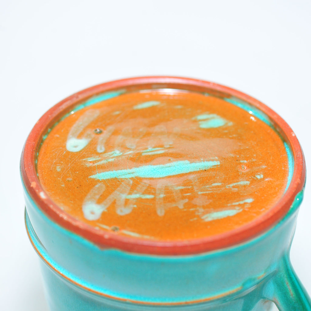 Linn Ware Mug — Deep Blue-Teal Glaze
