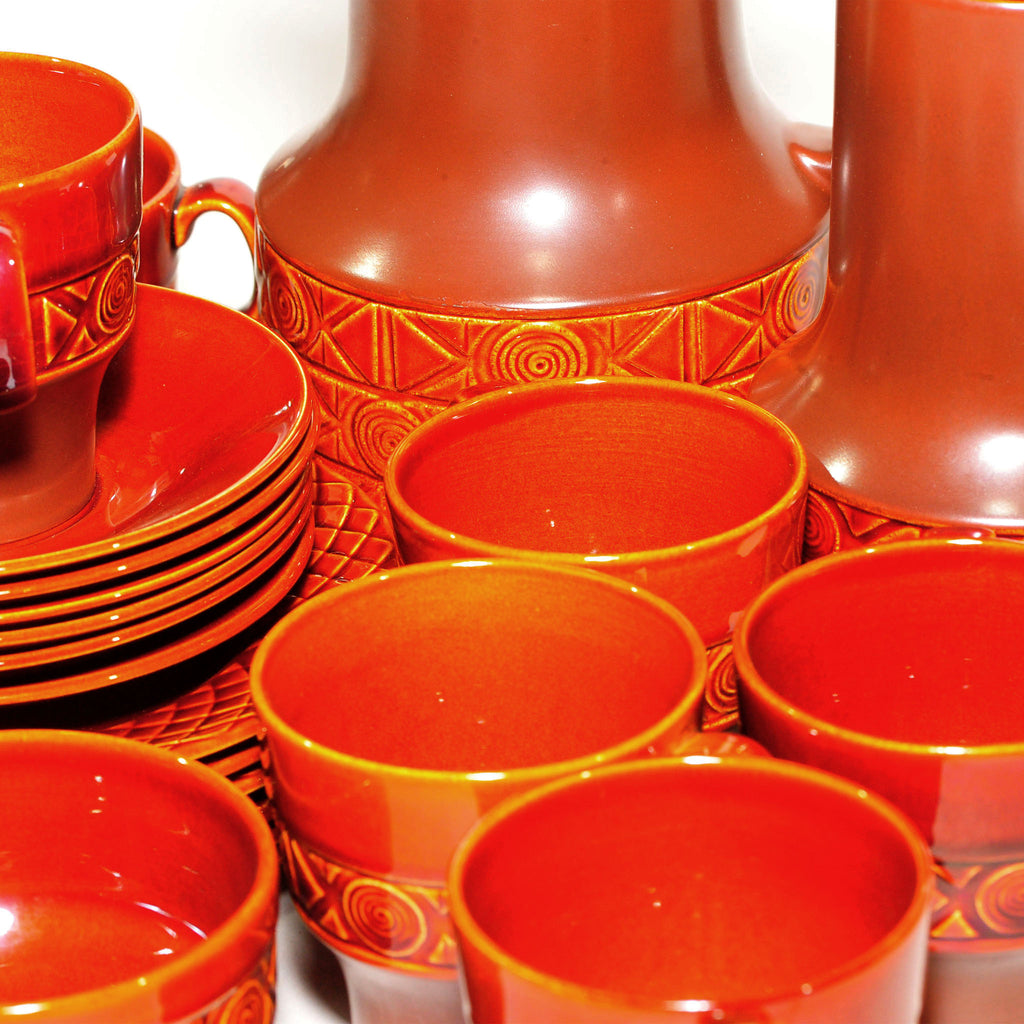 Beswick Coffee & Tea Set — Shape 2211, Brown
