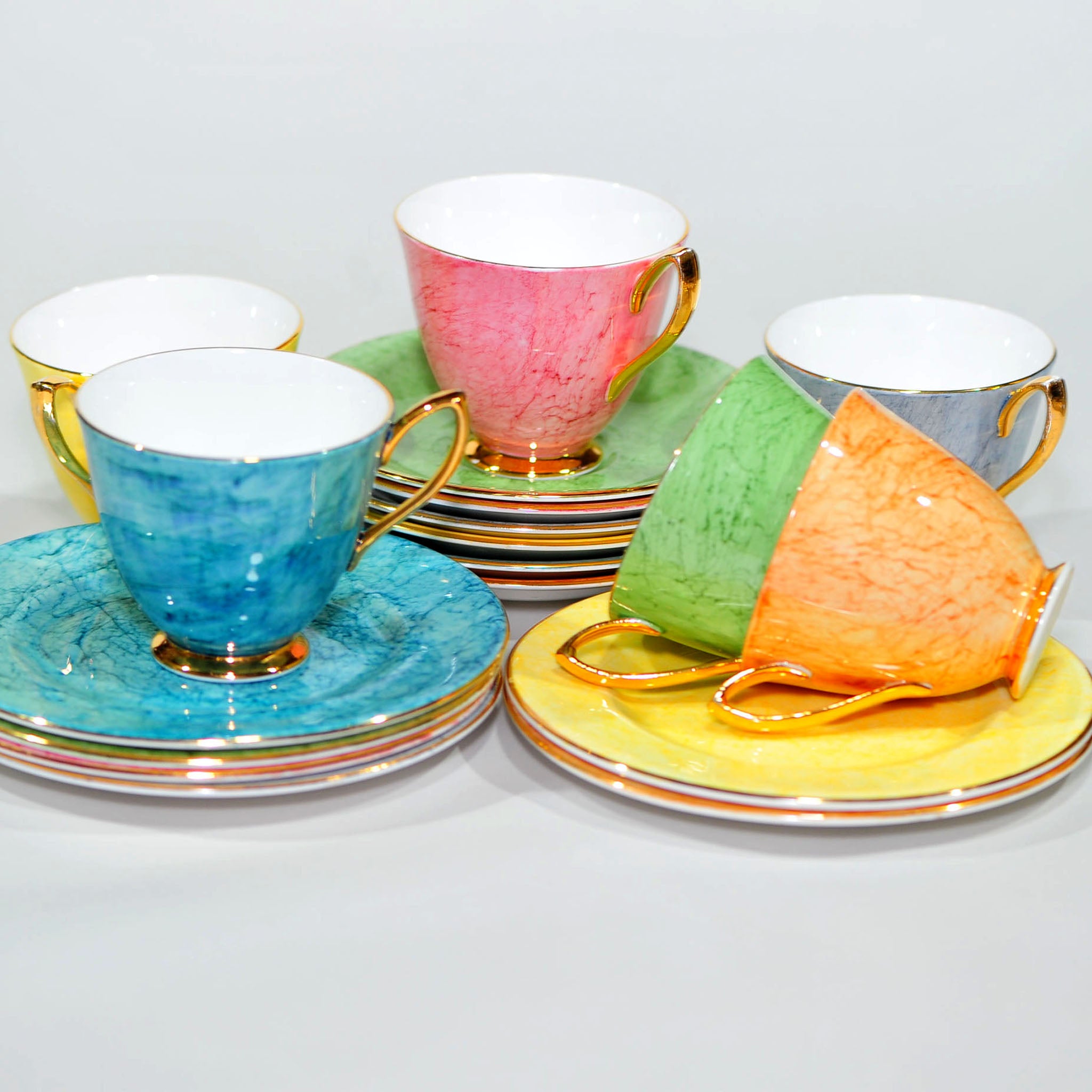Royal Albert "Gossamer" Bone China Trio Set for 6