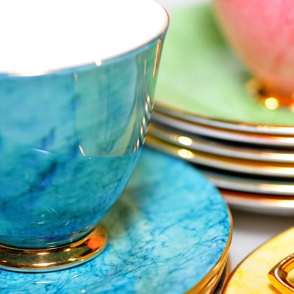 Royal Albert "Gossamer" Bone China Trio Set for 6
