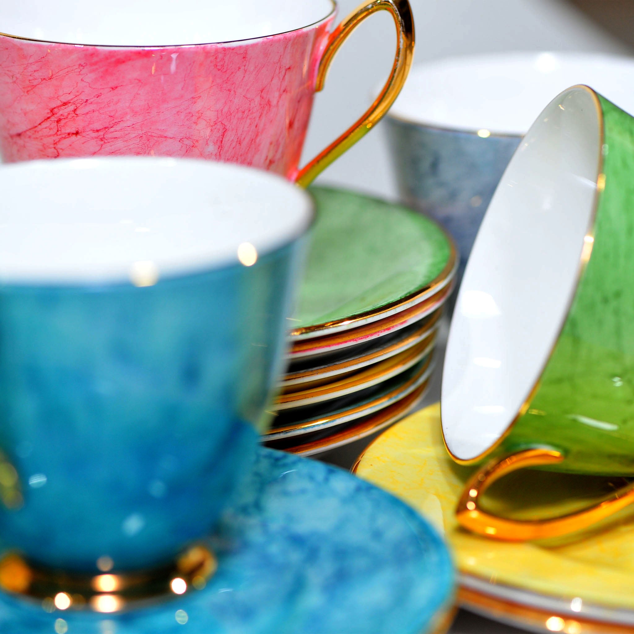 Royal Albert "Gossamer" Bone China Trio Set for 6
