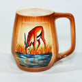BEP Hand-Painted Mug — Antelope at Waterhole