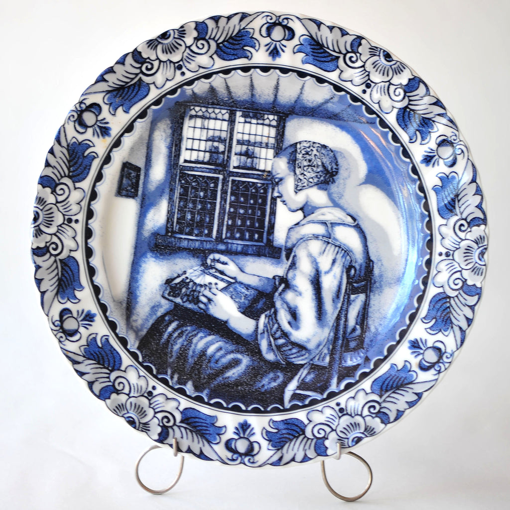 Delft Holland "The Lace Maker" Collector's Plate – Old Masters' Series