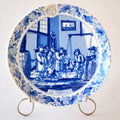 Oude Molen Delft Blue Plate — "De Tabakier" (The Tobacconist)