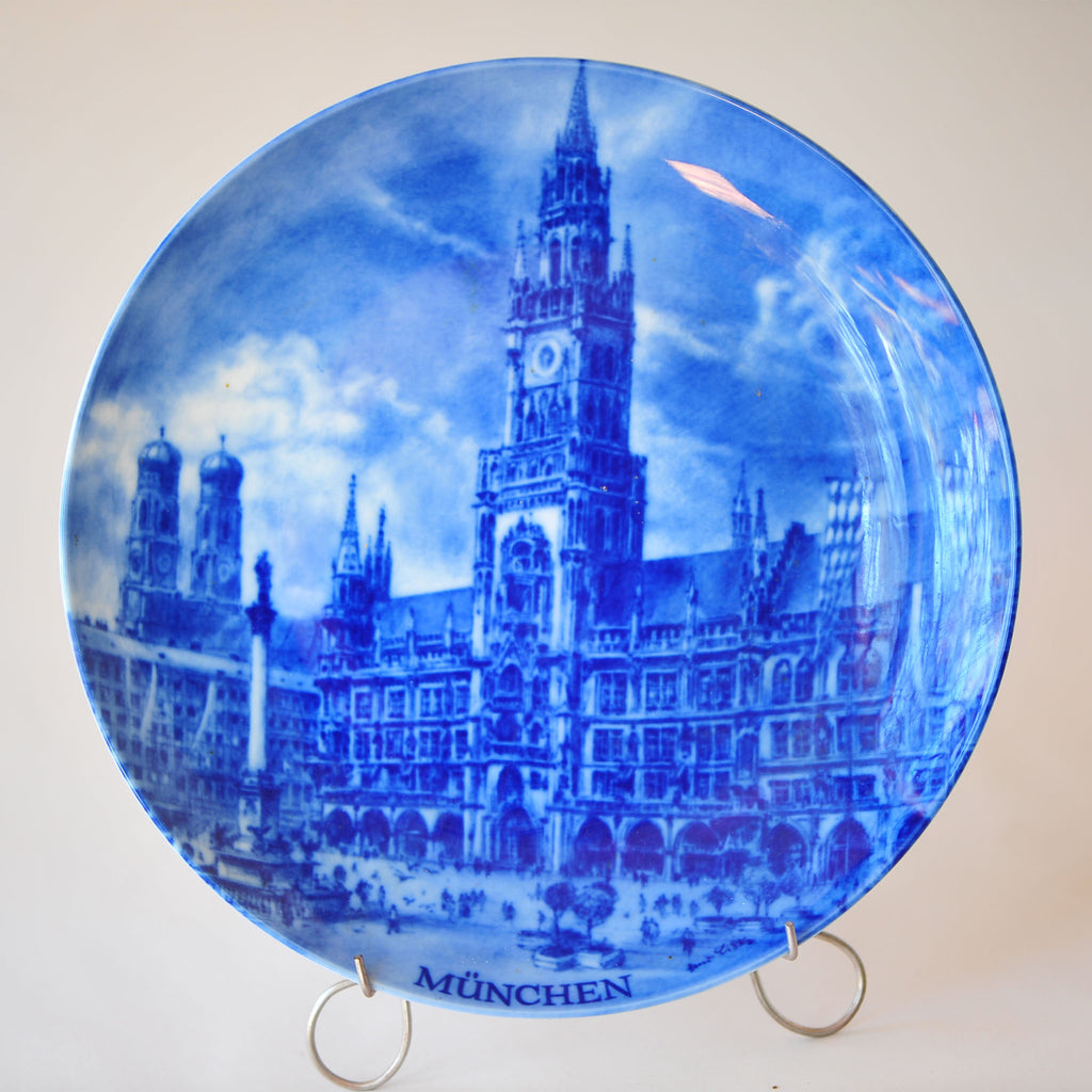 Kaiser Porcelain Städteteller — München (Munich) Cityscape Plate