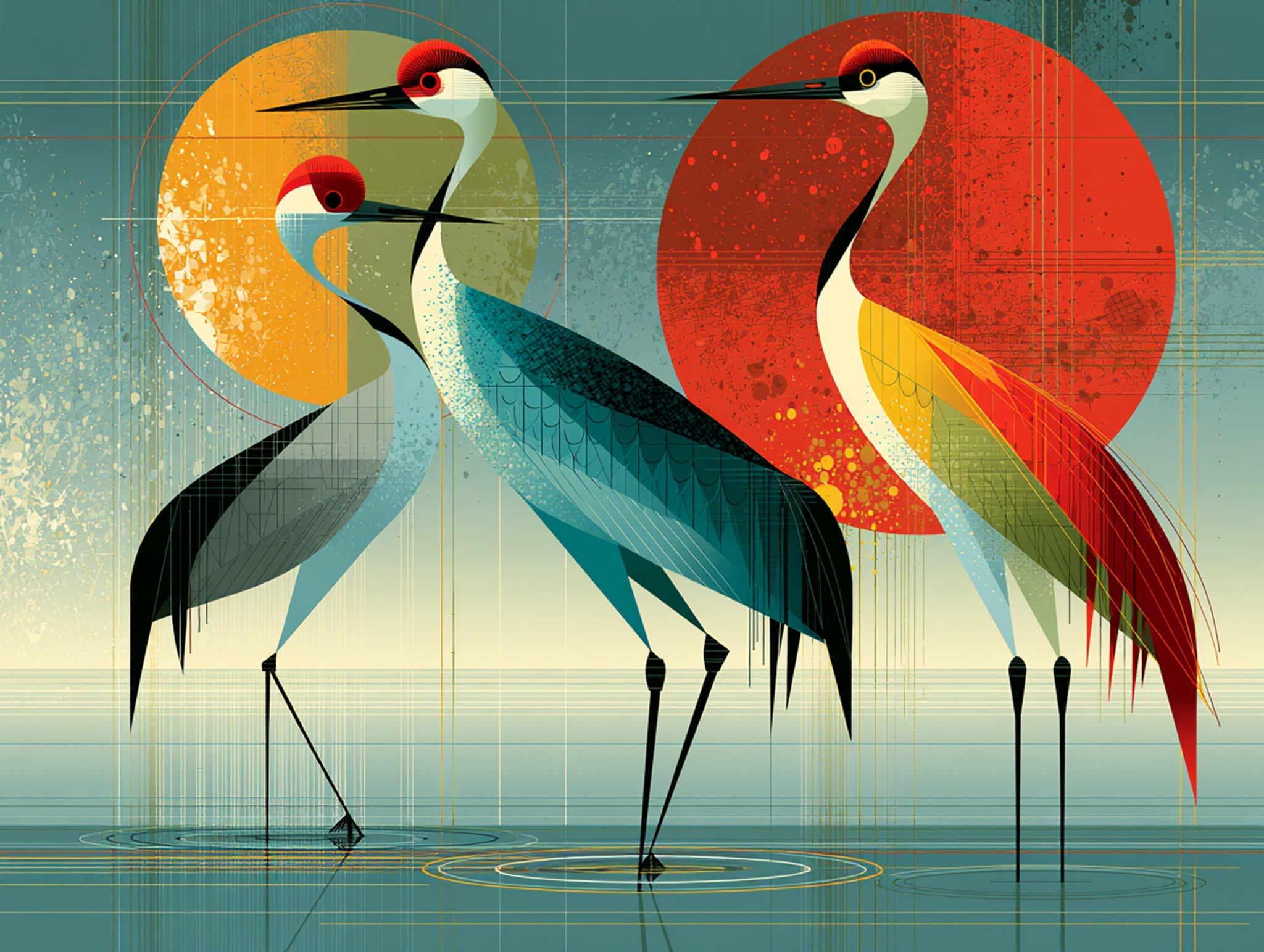 MCM Cranes artwork