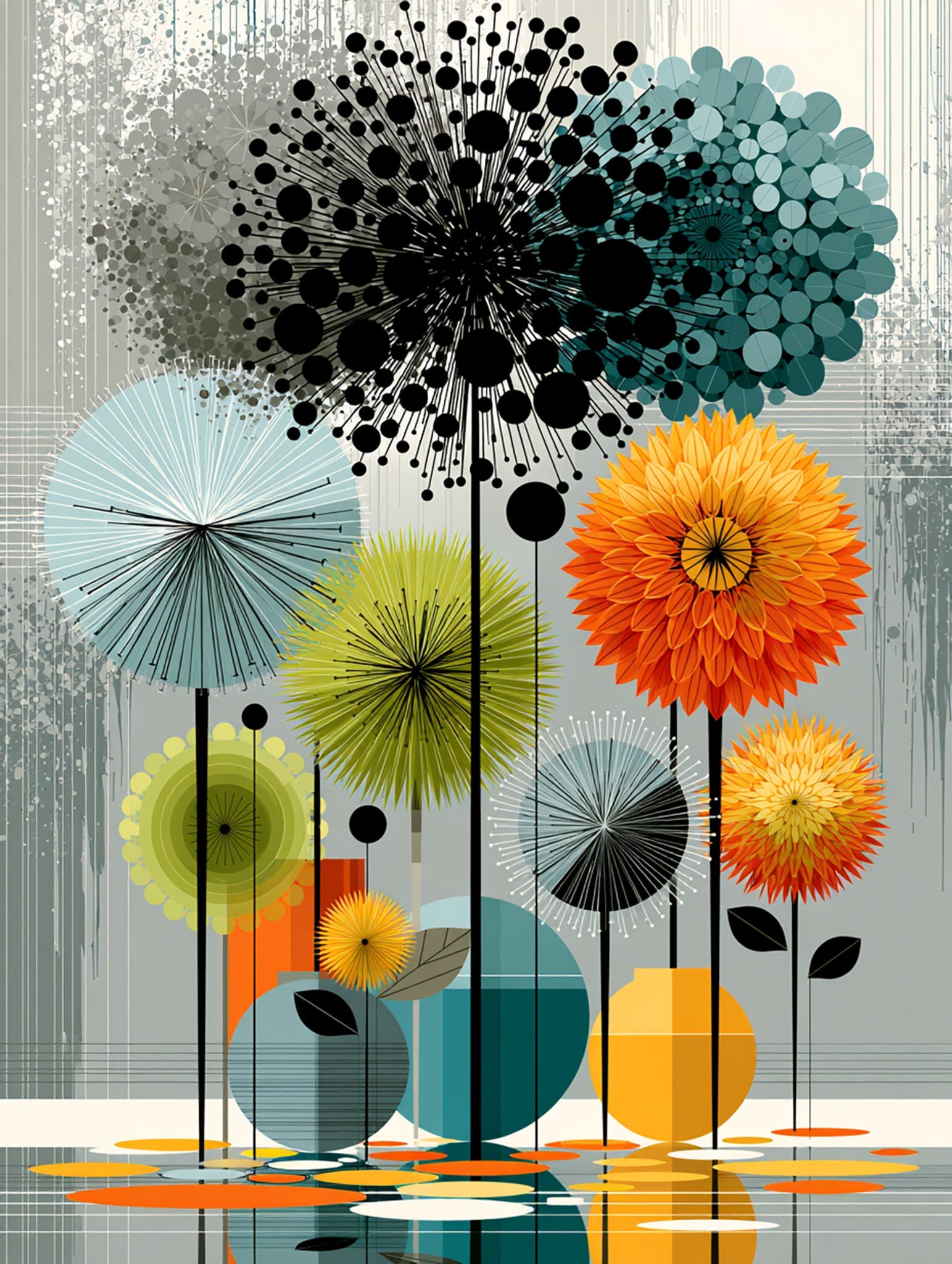 MCM Flowers artwork