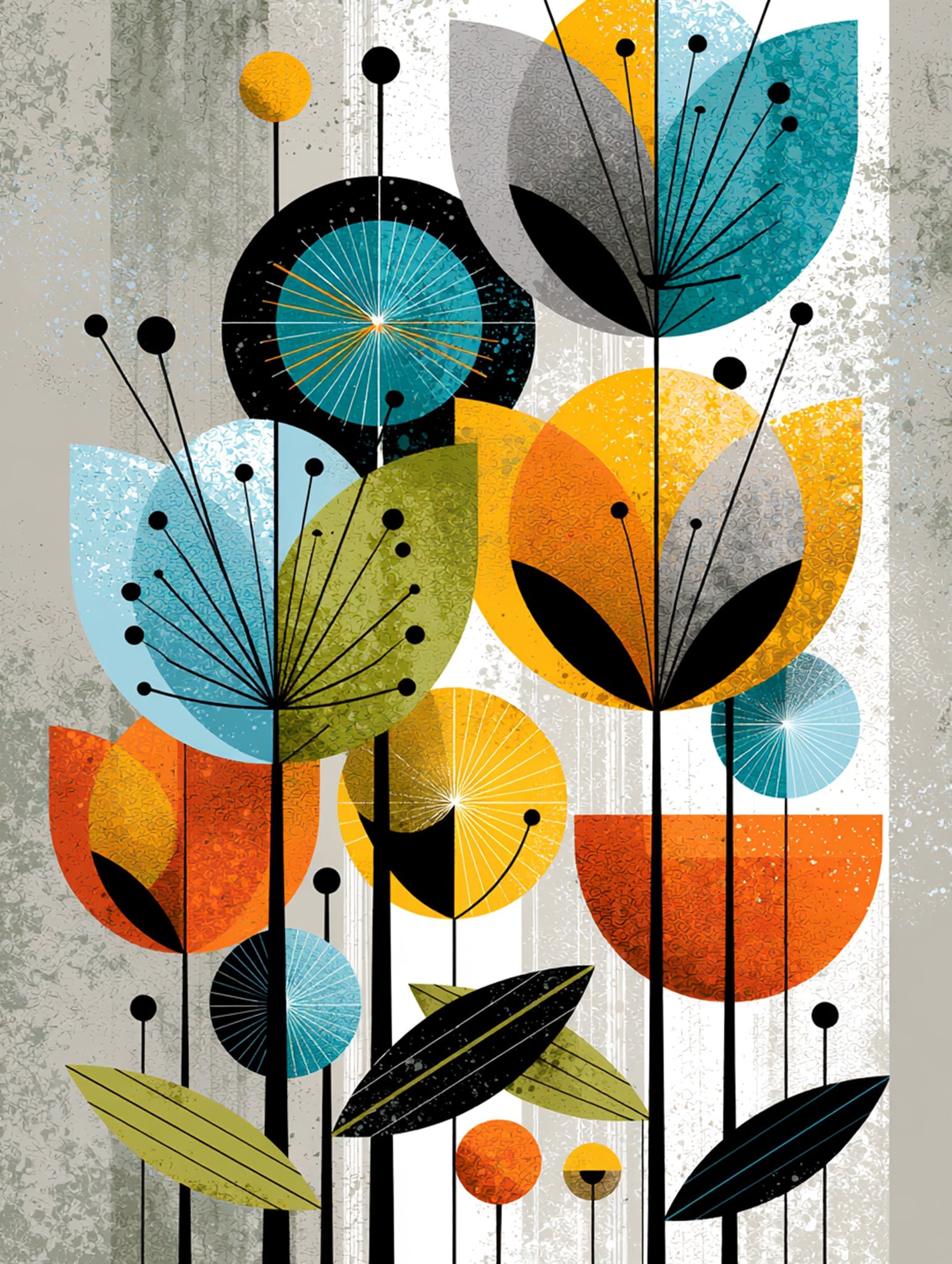 MCM Flowers artwork
