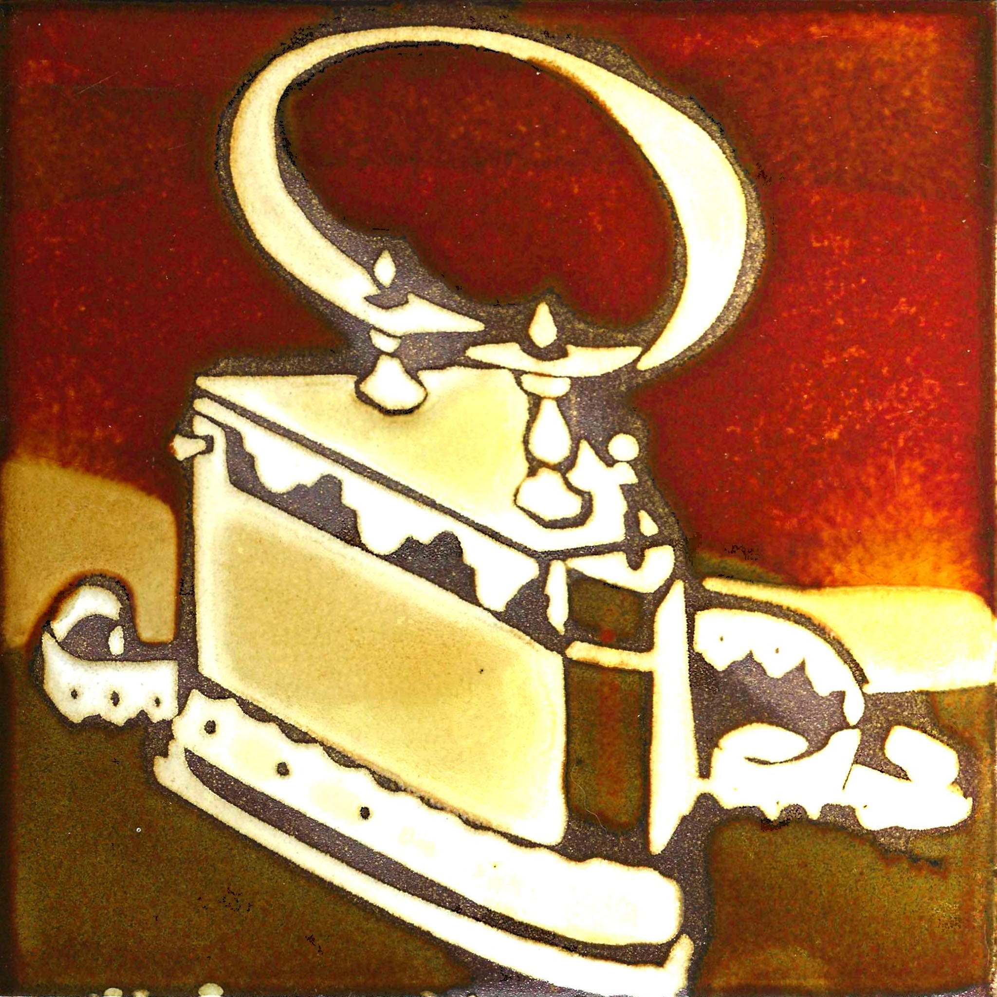 Pilkington's Kitchen Tile — Flat Iron & Candlestick