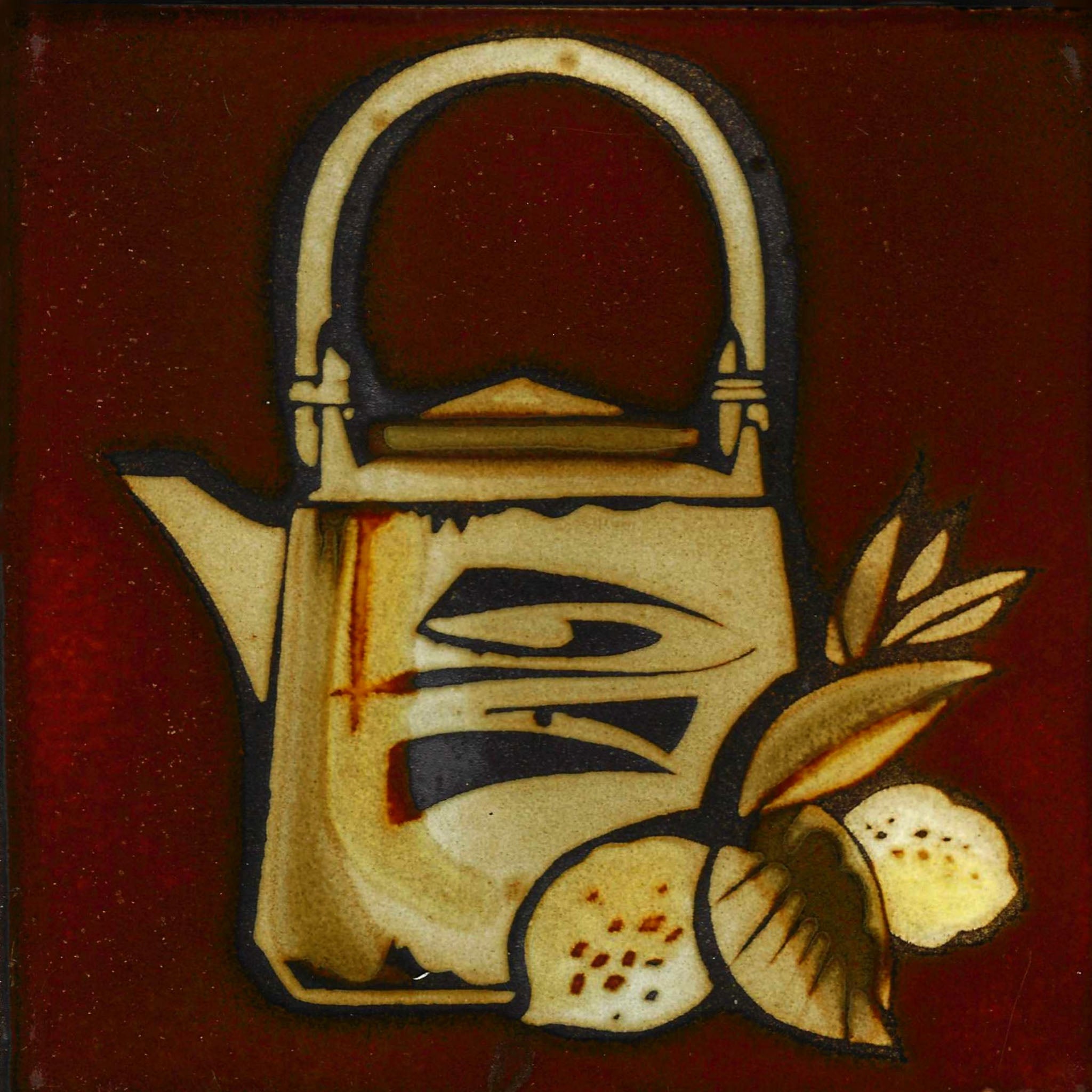 Pilkington's Kitchen Tile — Teapot & Lemons