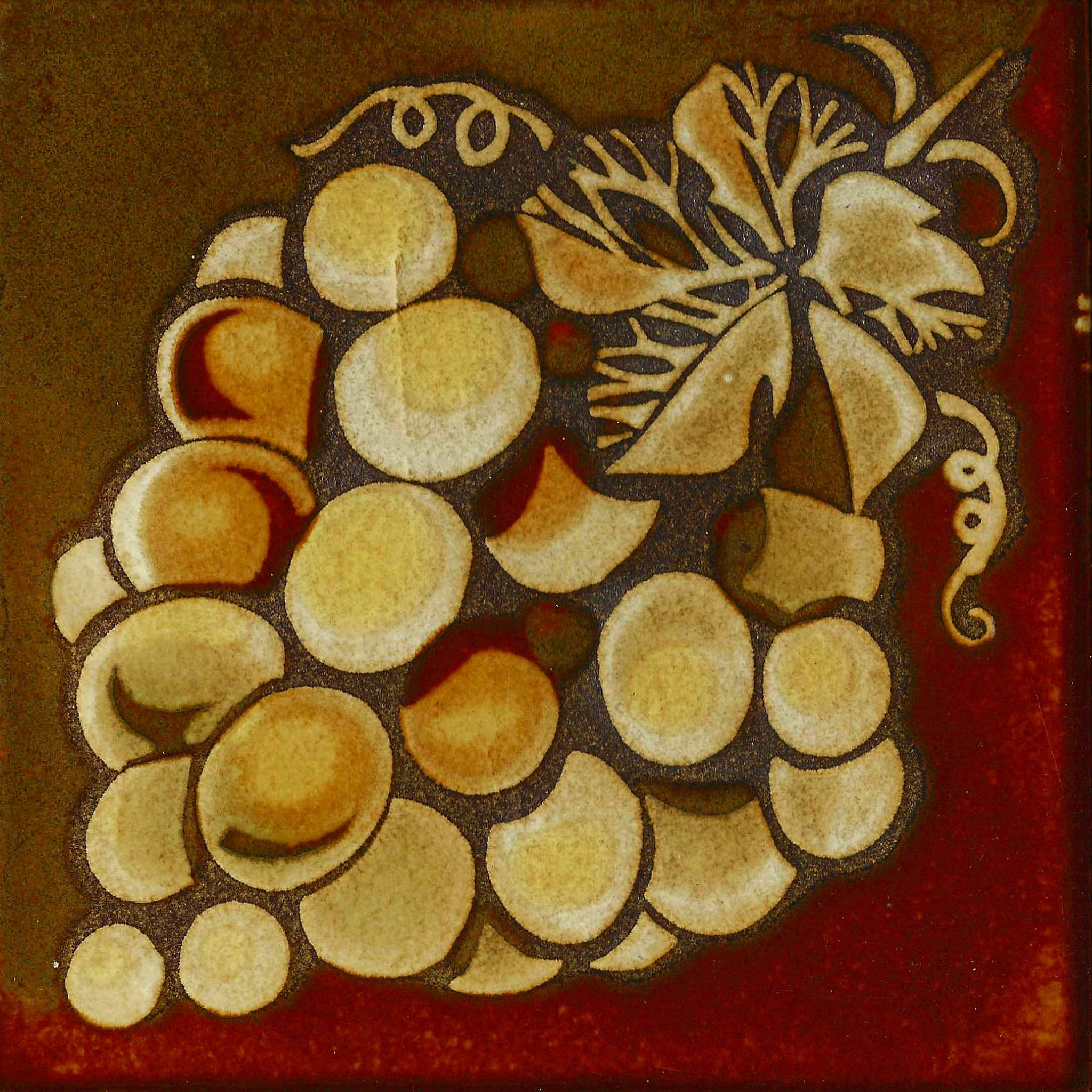 Pilkington's Kitchen Tile — Grapes & Vine