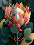 King Protea Pink digital artwork